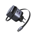 UGREEN Nexode หัวชาร์จแบบยืดหดได้ บิวท์อินสาย USB-C 65W