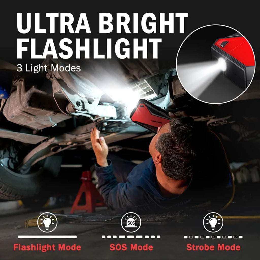 DBPOWER 800A Peak 18000mAh Portable Car Jump Starter Portable Battery Booster