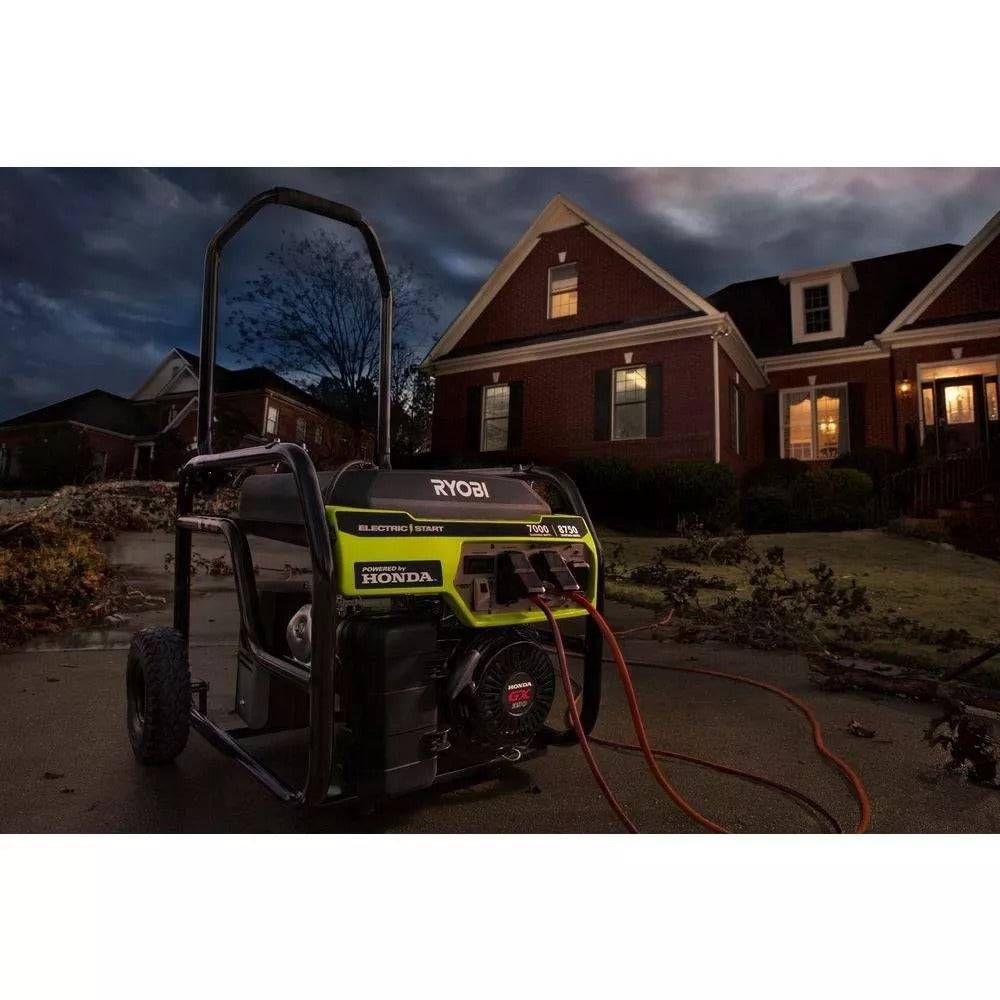 7,000-Watt Gasoline Powered Electric Start Portable Generator