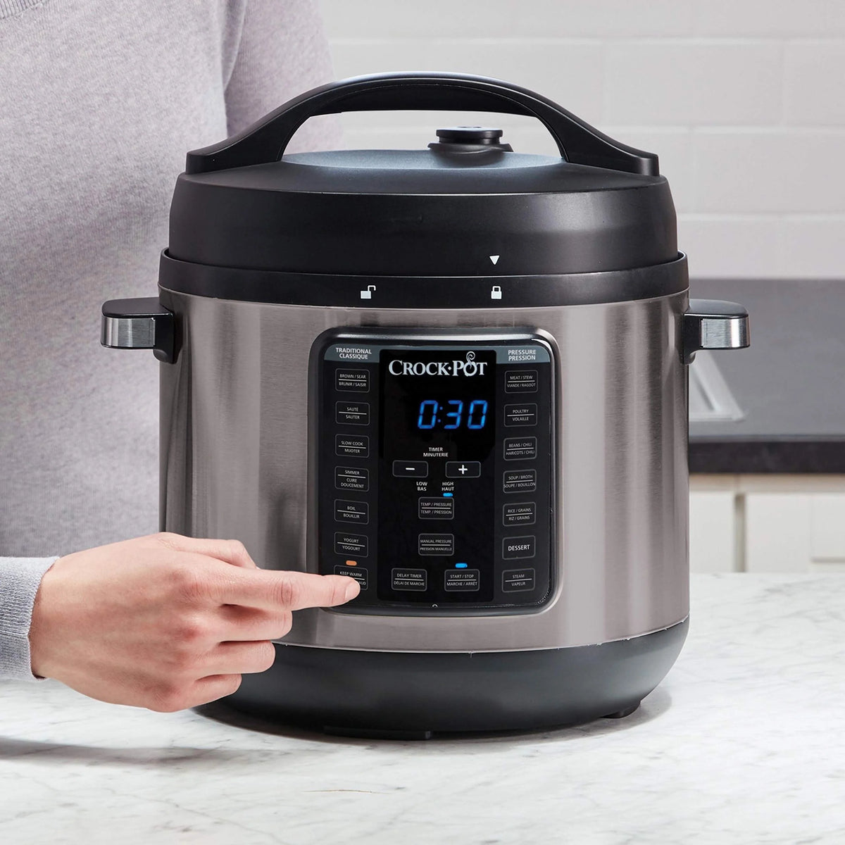 Crock Pot Multi Use Programmable Pressure Stainless