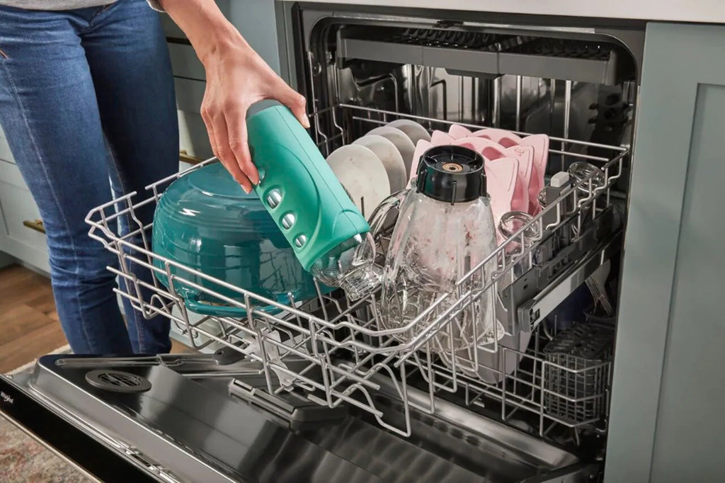 Whirlpool - 24 Top Control Built-In Dishwasher with Stainless Steel Tub, Large Capacity, 3rd Rack, 47 dBA - Black stainless steel