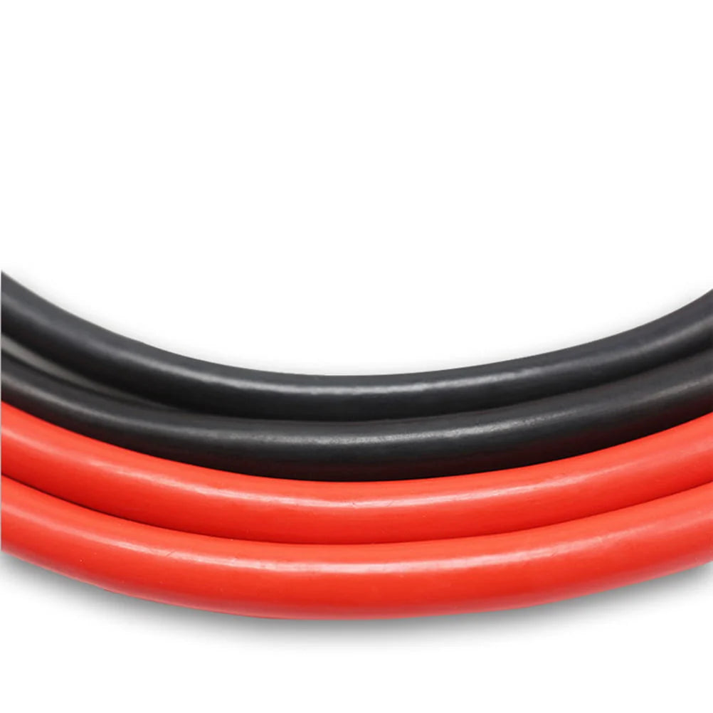6m 3000A Car Battery Power Emergency Cable Jump Start Firing Line Power Wire Copper Clip Clamp Boost Cord Bateria Auto (Black and Red)