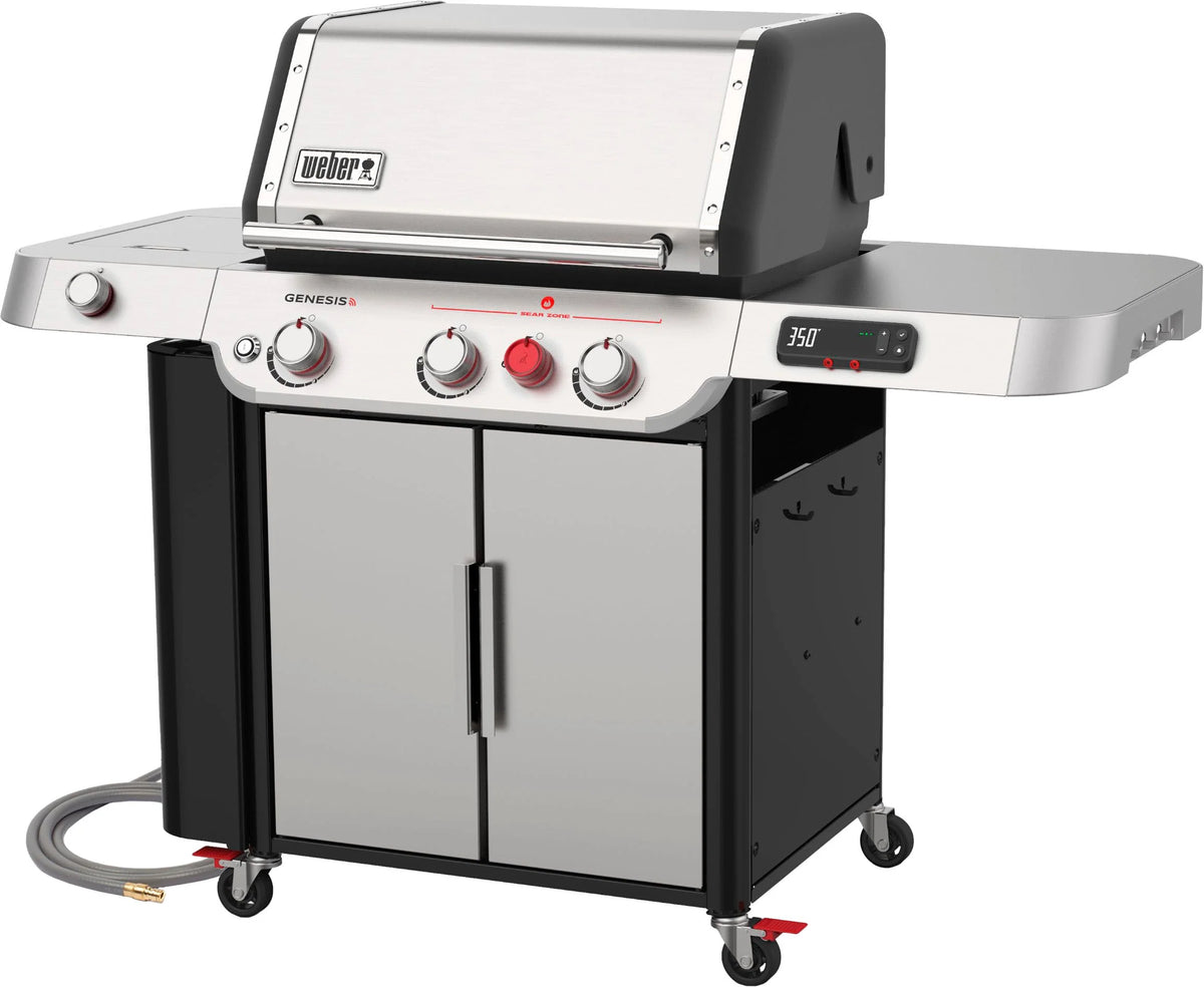 Weber - Genesis Smart SX-335 Natural Gas Grill - Stainless Steel