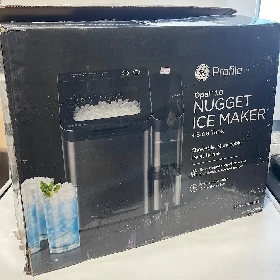 GE Profile - Opal 1.0 Nugget Ice Maker With Side Tank - Black