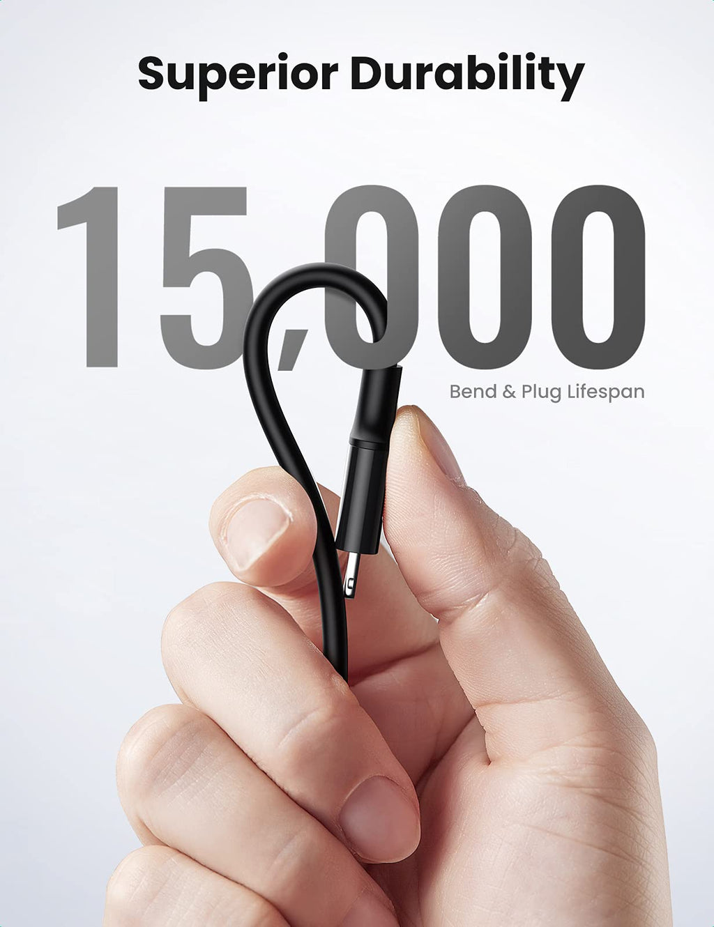 UGREEN USB-C’den Lightning’e Kablo (Nikel Kaplama, ABS Gövde)