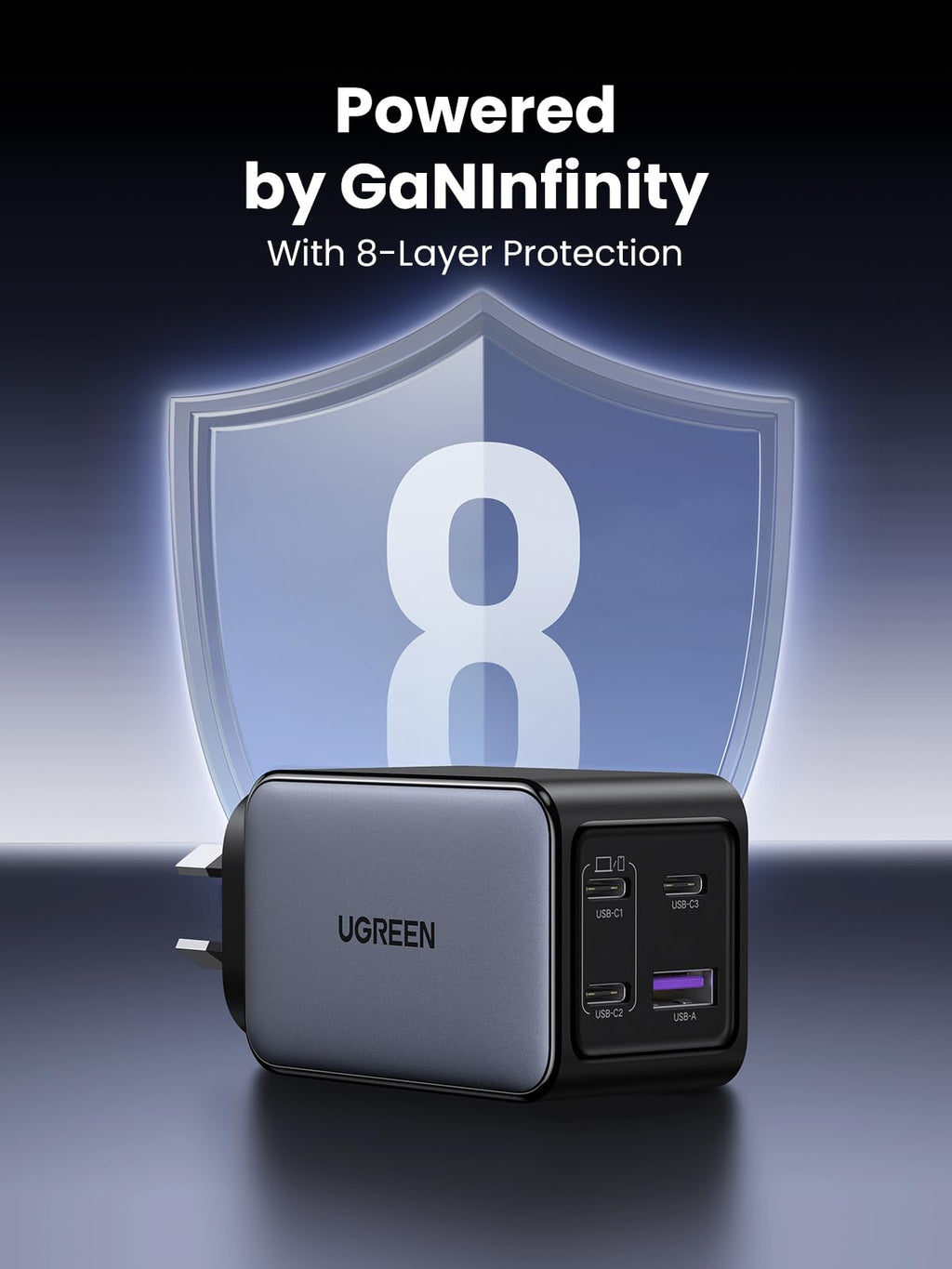 UGREEN Nexode 65W 4-Port Charger