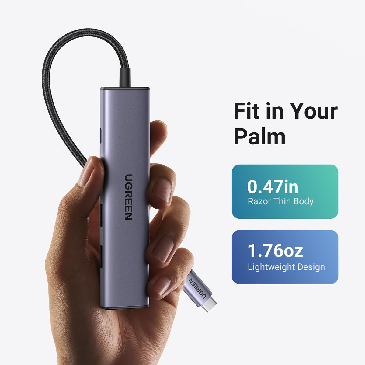 UGREEN 5’i 1 Arada USB-C Hub (4K HDMI)