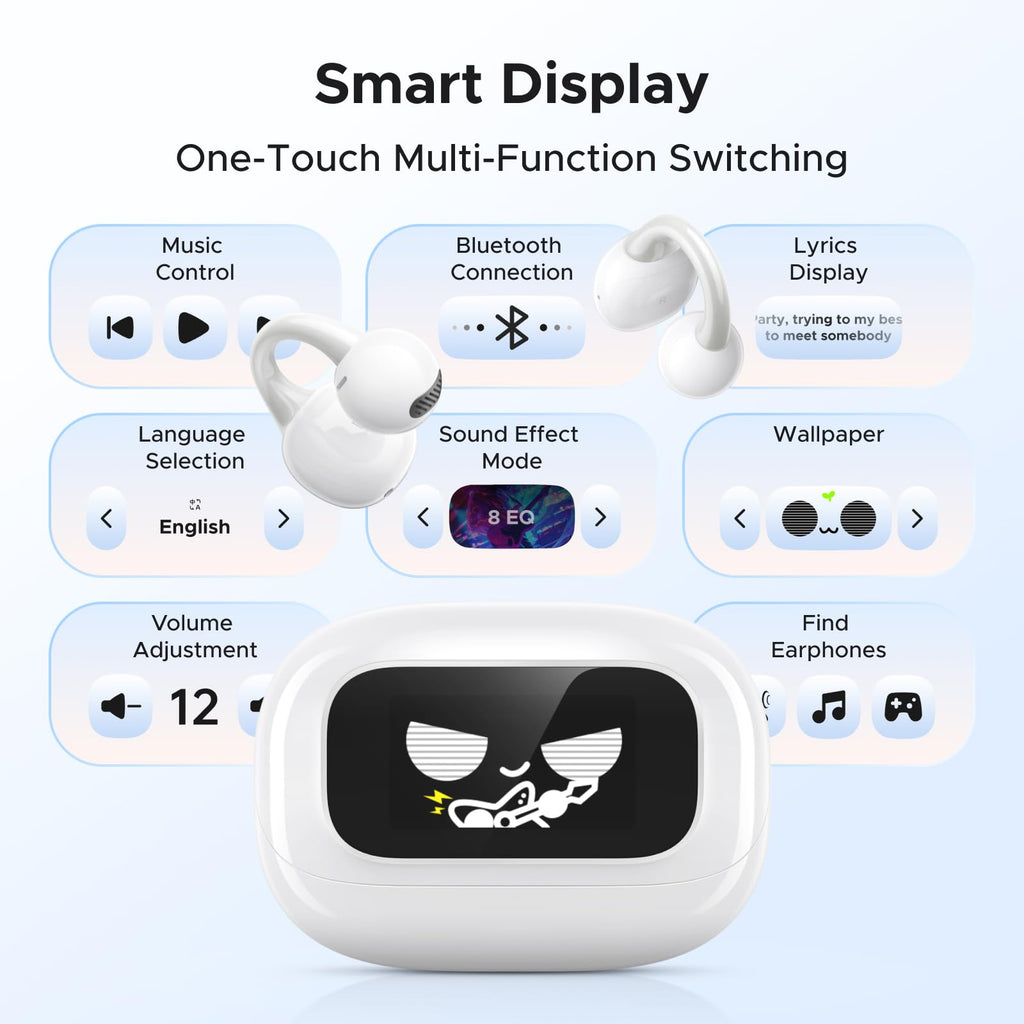 UGREEN ClipBuds Magic หูฟังไร้สายแบบ Open-ear มีหน้าจอสัมผัส