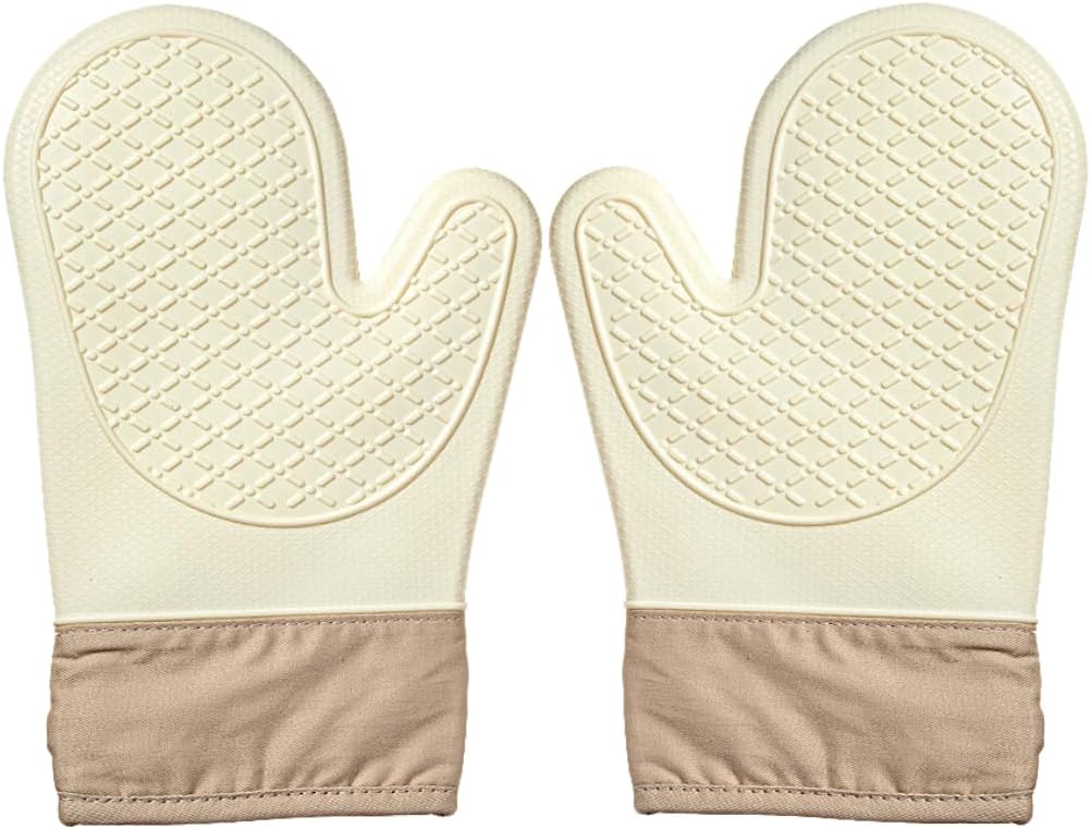 Oven Mitt Glove/s - Silicone Cotton
