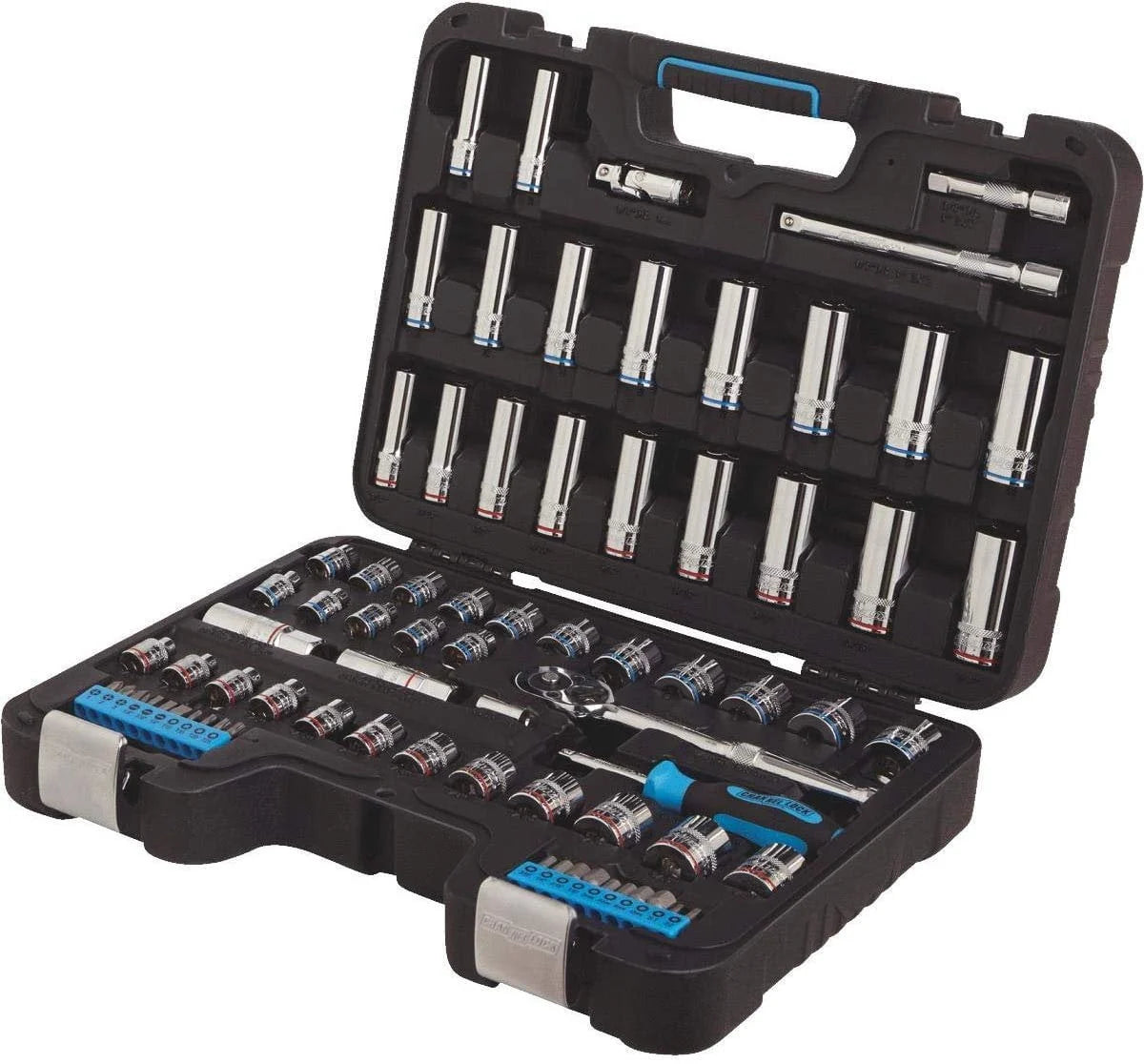 Channellock Standard/Metric 3/8 Drive 6-Point Combination Socket Set (76-Piece)