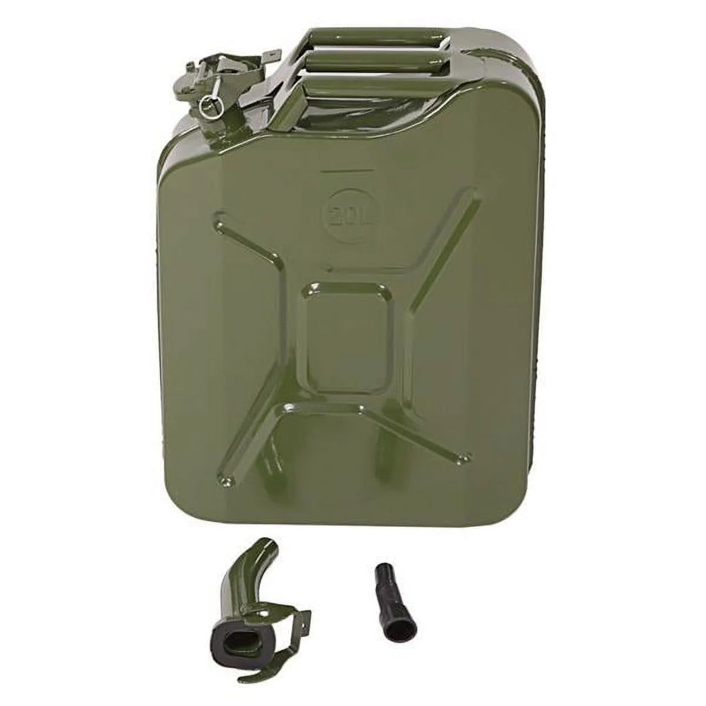Clearance 5 Gallon 20L Gas Can US Standard Metal Gas Tank Can Emergency Backup Tank Petrol Diesel Can Gasoline Bucket