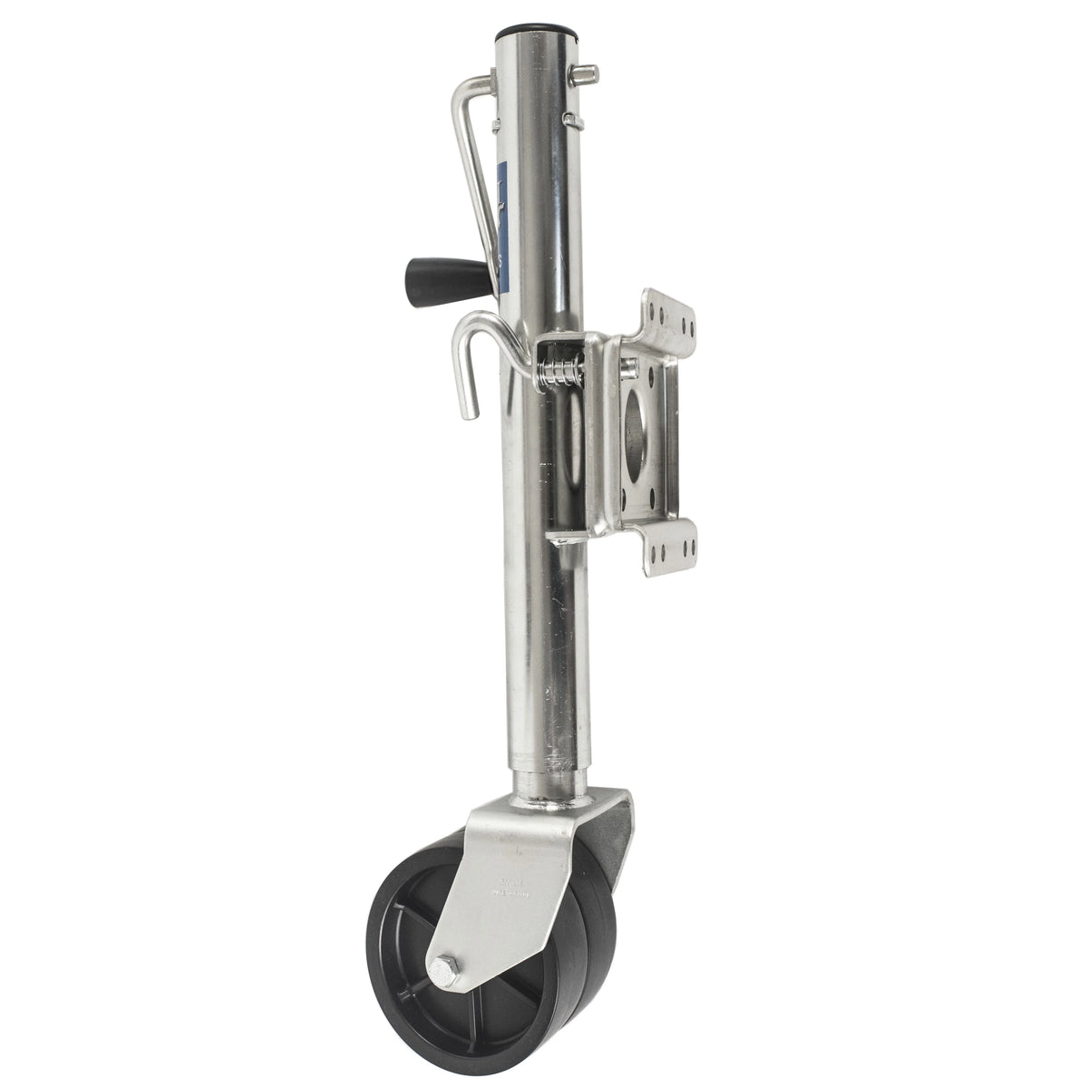 Jeremywell 1500lbs Trailer Jack with Double Wheel Dual 6-Inch, for Boat RV Utility, Swivel Swing-Back