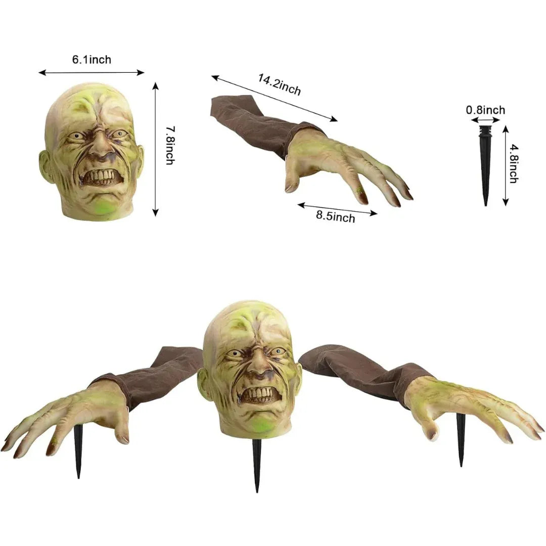 Halloween Decorations Indoor/Outdoor Lighted Zombie Groundbreaker Decoration