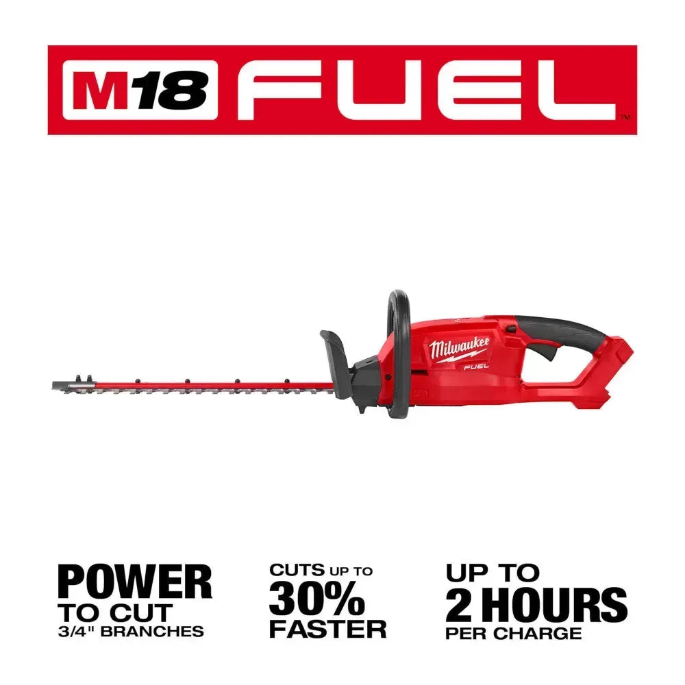 Milwaukee 3001-20 M18 FUEL 18 Ergonomic Cordless Hedge Trimmer - Bare Tool