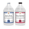 East Coast Resin Epoxy Resin 1 Gallon Kit | 1:1 Crystal Clear Resin and Hardener for Super Gloss Coating | for Bars�� Tabletop�� Art�� Jewelry�� Casting Molds | Safe for Use on Wood�� Metal�� Stone�� Plastic�� Marine Sealer