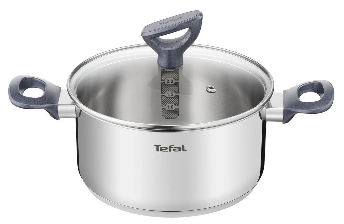 Tefal Daily Cook Stainless Steel Induction 4pc Set + Utensils