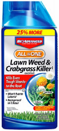 BioAdvanced 704140A 32 oz All-in-1 Lawn Weed & Crabgrass Killer Concentrate - Quantity of 1