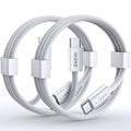 LISEN 2 Pack 240W USB C to USB C Cable 1M Charger Cable White