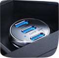 LISEN Mini USB C Car Charger Socket 12V Fast Charge Cigarette Lighter