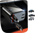 LISEN Retractable Car Charger, [2026 Upgrade 50 inch ] Long 4 in 1 Retractable Cable Car Charger