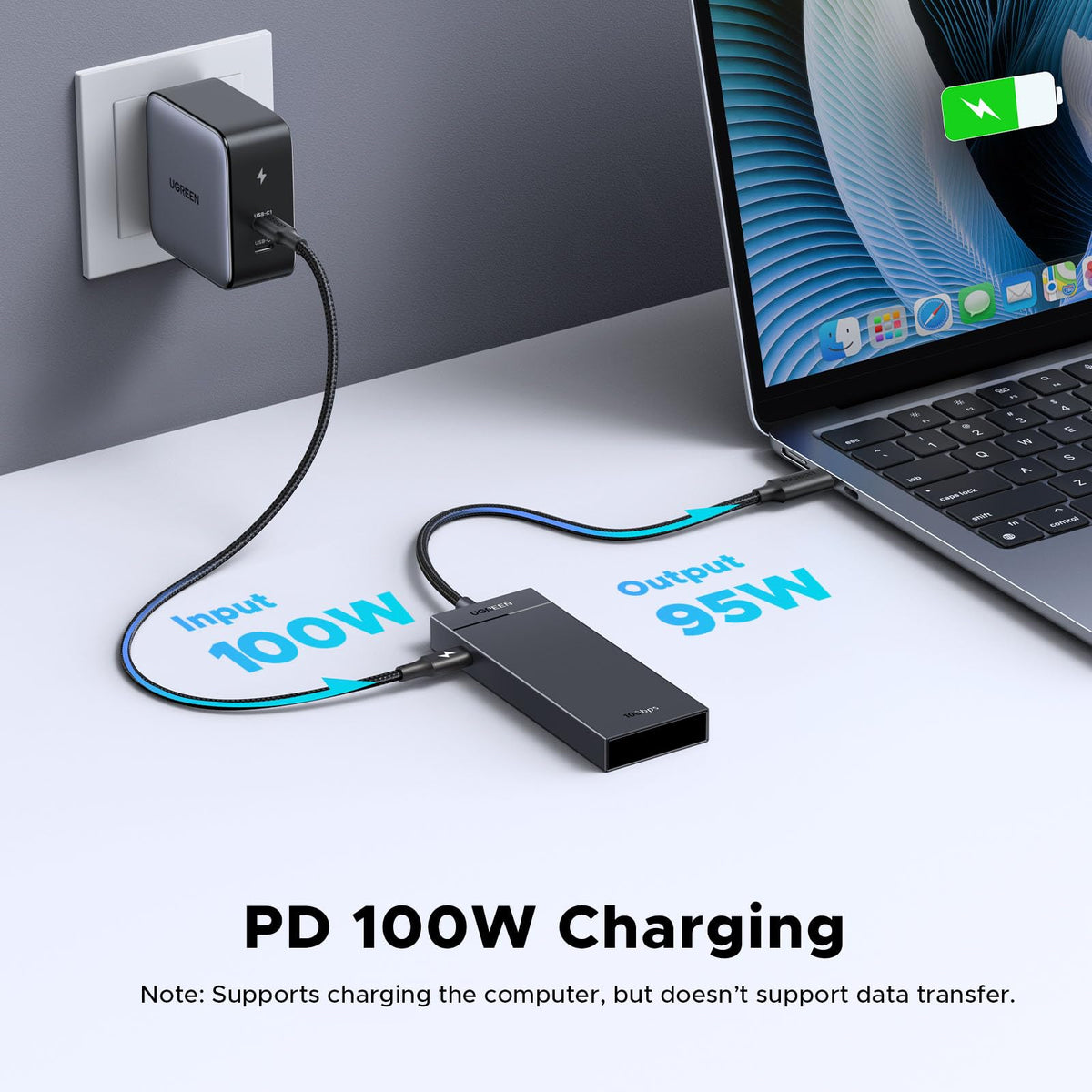 UGREEN 10Gbps USB C Hub with 100W PD Port