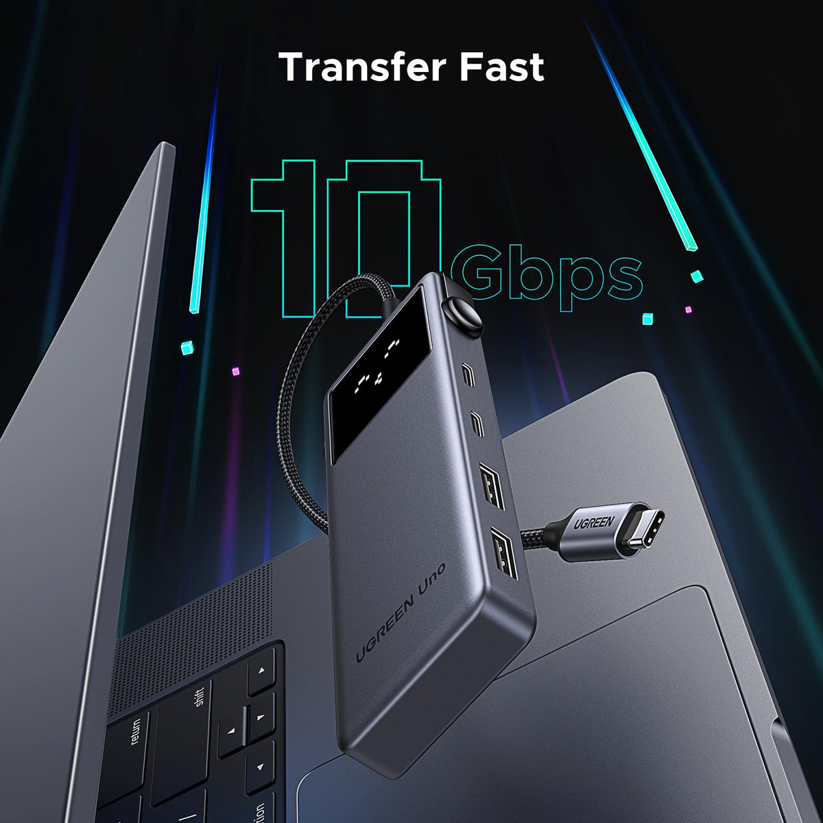 UGREEN Uno 6’sı 1 Arada USB-C Hub (4K HDMI)