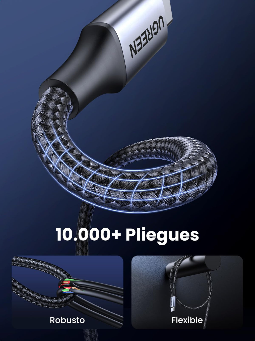UGREEN Cable USB C Carga Rápida 240W