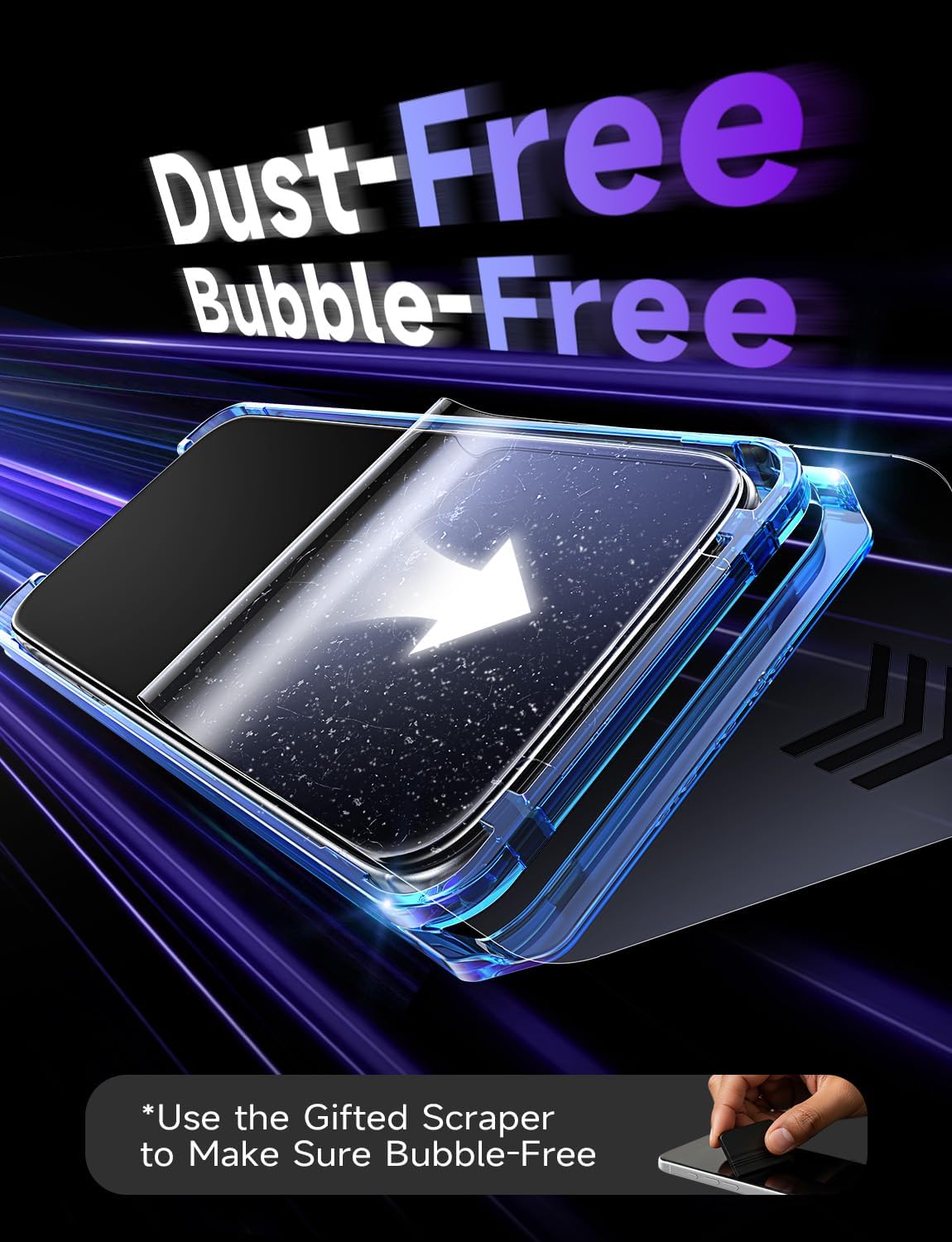 LISEN 2 Pack for iPhone 16E / iPhone 14 / iPhone 13 Screen Protector