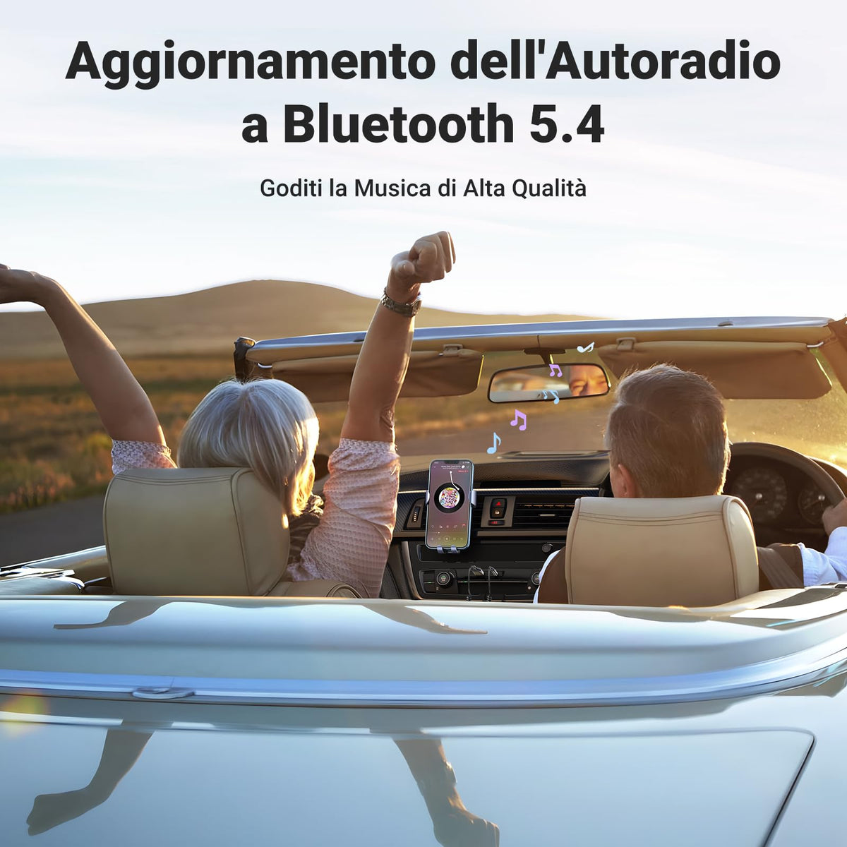 UGREEN Ricevitore Bluetooth 5.4 con Jack AUX da 3,5mm