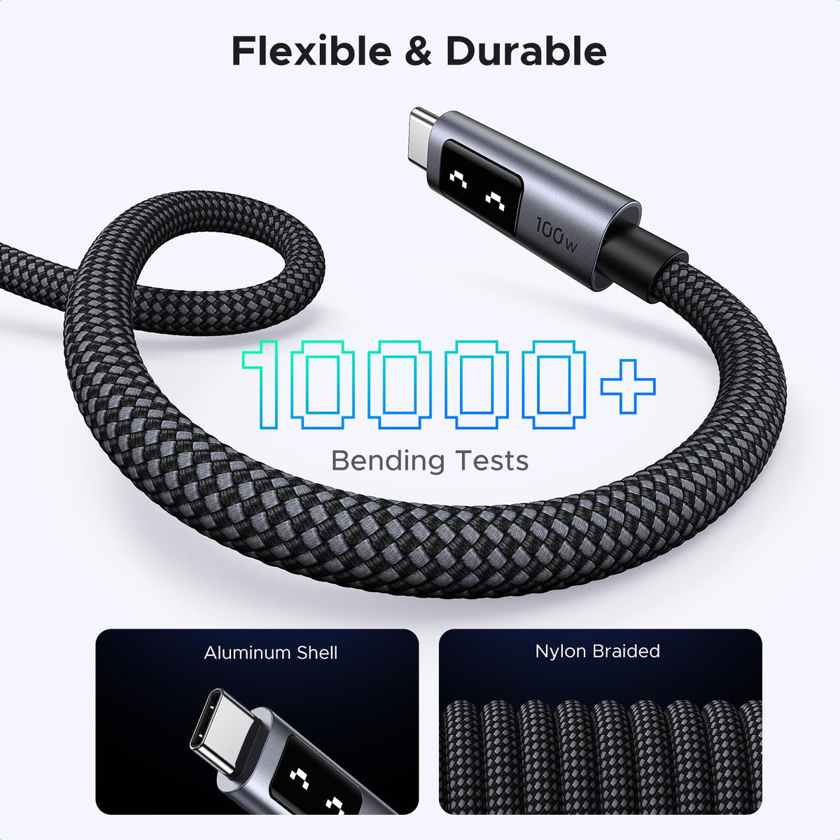 สายชาร์จ UGREEN Uno USB-C to USB-C 100W