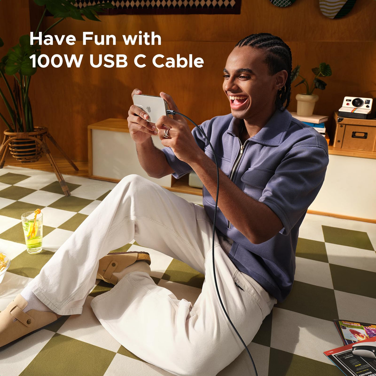 สายชาร์จ UGREEN Uno USB-C to USB-C 100W