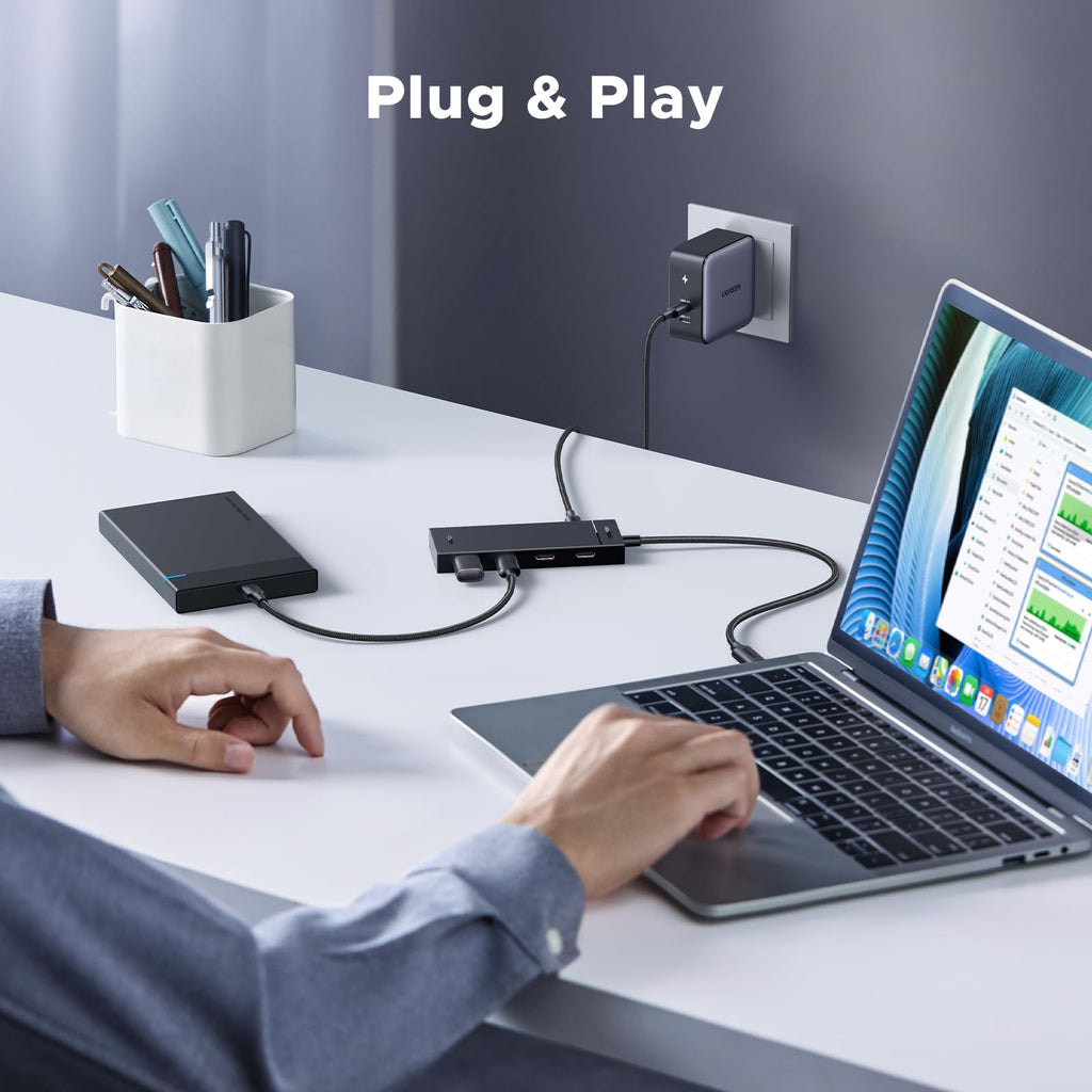UGREEN 10Gbps USB C Hub with 100W PD Port