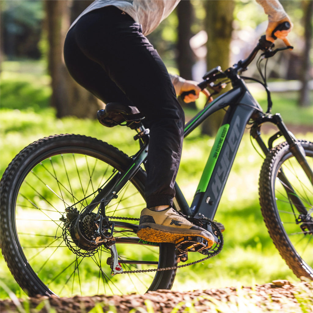 Hyper Bicycles 29 36V Electric Mountain Bike for Adults, Pedal-Assist, 250W E-Bike Motor, Black