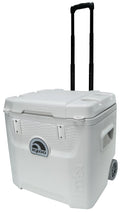 Igloo 52 QT 5-Day Marine Ice Chest Cooler with Wheels, White