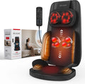 4D Kneading Back Massager Comfortable Chair Back Massager, Home Office Shiatsu Neck Massager Christmas Gift for Men and Women Parents