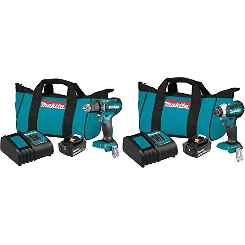 Makita XFD131 18V LXTu00ae Lithium-Ion Brushless Cordless 1/2 Driver-Drill Kit (3.0Ah)