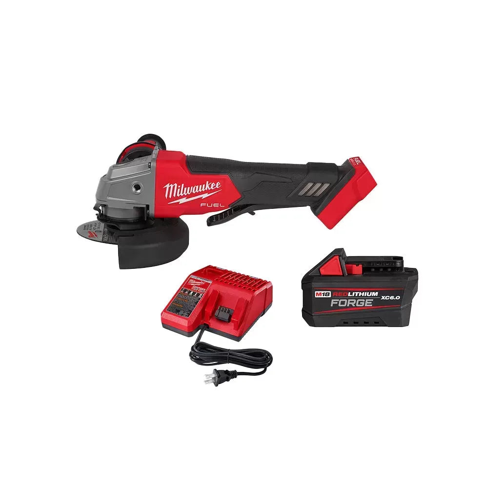 Milwaukee Pre-Sale 2880-21F M18 FUEL 18V 5 Grinder w/ REDLITHIUM Forge XC6.0 Kit