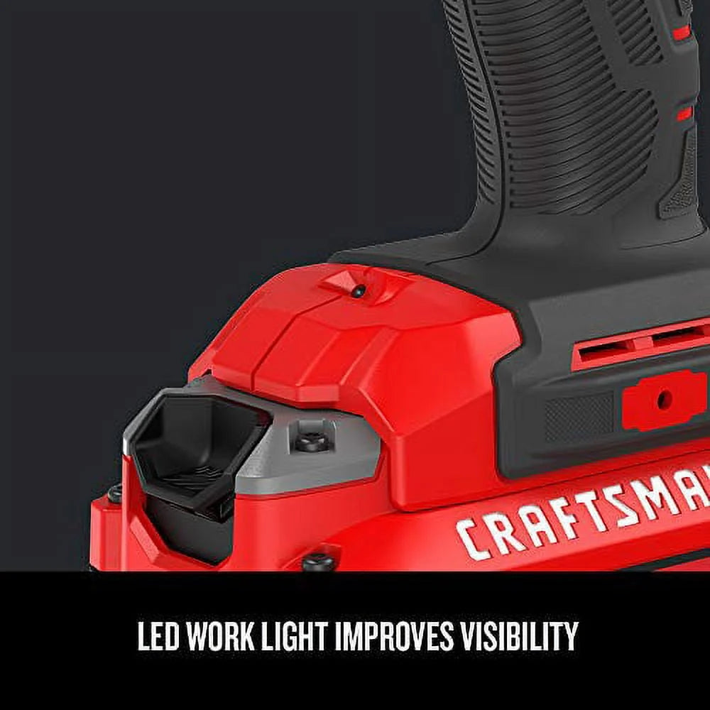 CRAFTSMAN V20 Impact Wrench Cordless Kit (CMCF900M1)