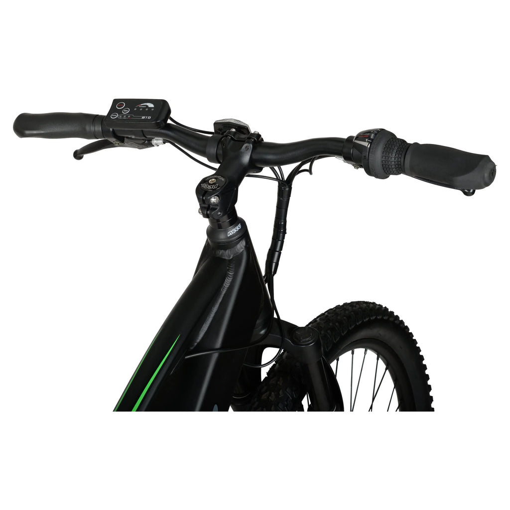 Hyper Bicycles 29 36V Electric Mountain Bike for Adults, Pedal-Assist, 250W E-Bike Motor, Black