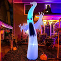 6 FT Halloween Inflatable Ghost with LED Scary Blow Up Decor - Inflable Fantasma