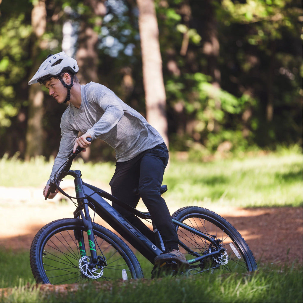 Hyper Bicycles 29 36V Electric Mountain Bike for Adults, Pedal-Assist, 250W E-Bike Motor, Black