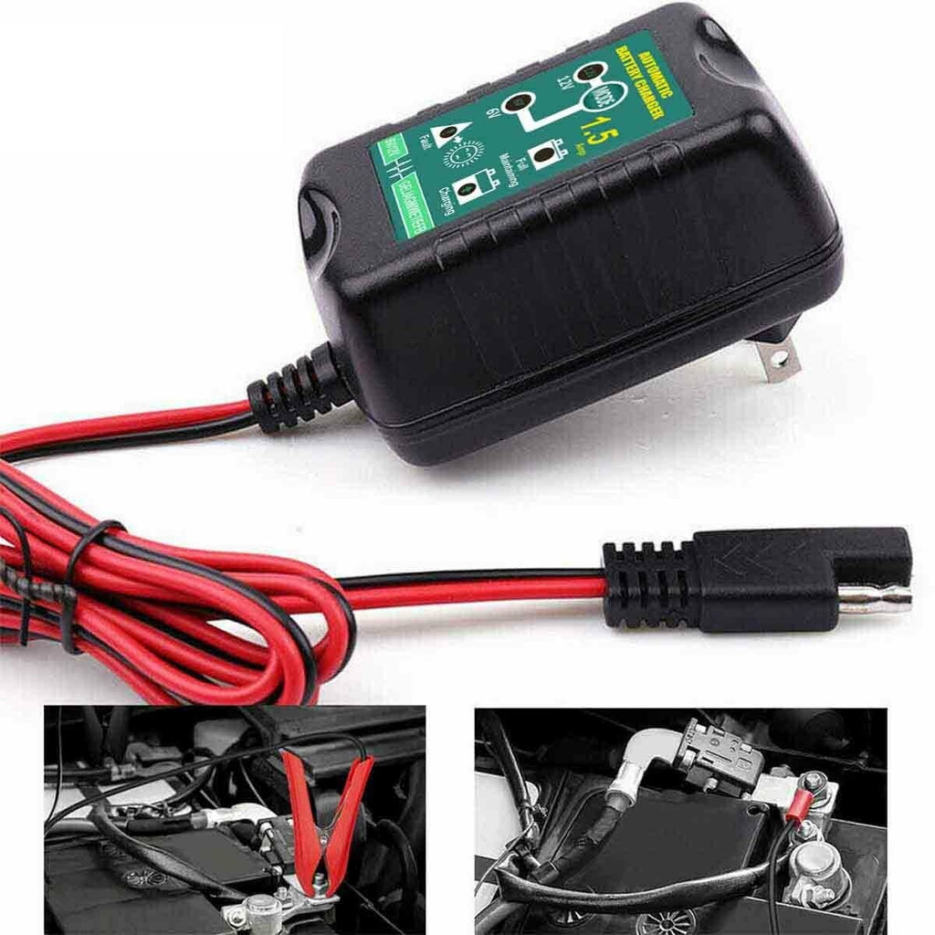 3 PCS 12V Battery Charger Maintainer Trickle for Harley Davidson Motorcycle Car RV