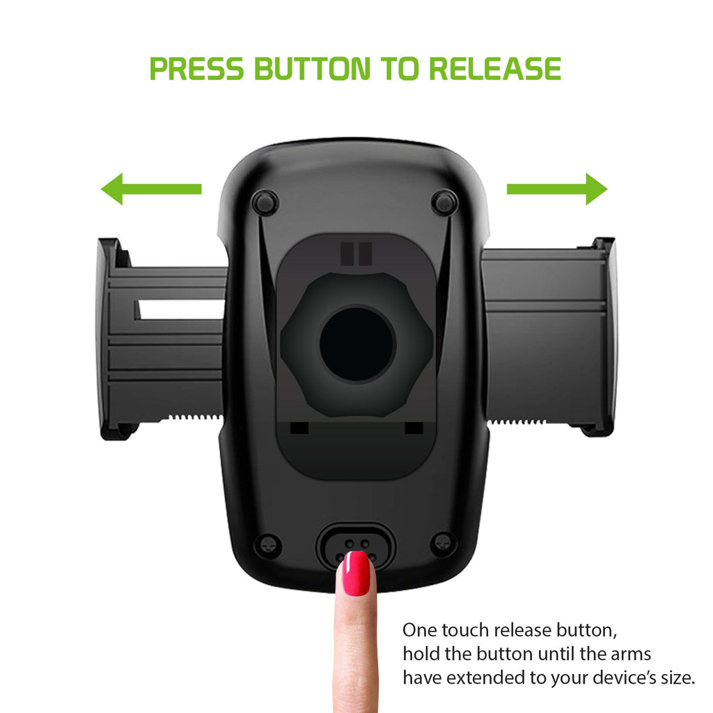 PHCN200CD - Cellet Universal CD Slot Car Phone Mount – 360° Rotating Holder with One-Touch Release, Anti-Slip Rubber Grip, Fits Smartphones Up to 3.5” Wide – Secure CD Base, Hands-Free GPS & Calling