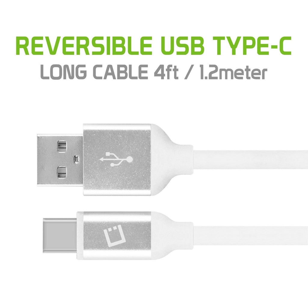 DCA4WT - Cellet Flexible / Soft / Tangle-Free USB- C to USB-A Data cable