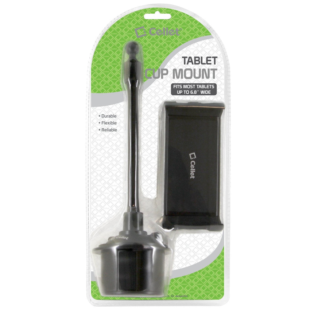 PHC19CN - Heavy Duty Tablet / Smartphone Cup Holder Mount with 360 Degree Rotation by Cellet