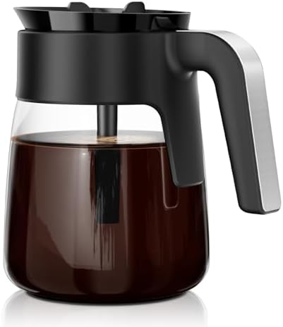 12 Cup Coffee Maker Carafe Replacement Pot for Ninja Coffee Maker CFP101 CFP201 CFP301 CFP250A CFP300 CFP305 CFP307 CM400 CM401 CFN601 CF090 CF091 CF092