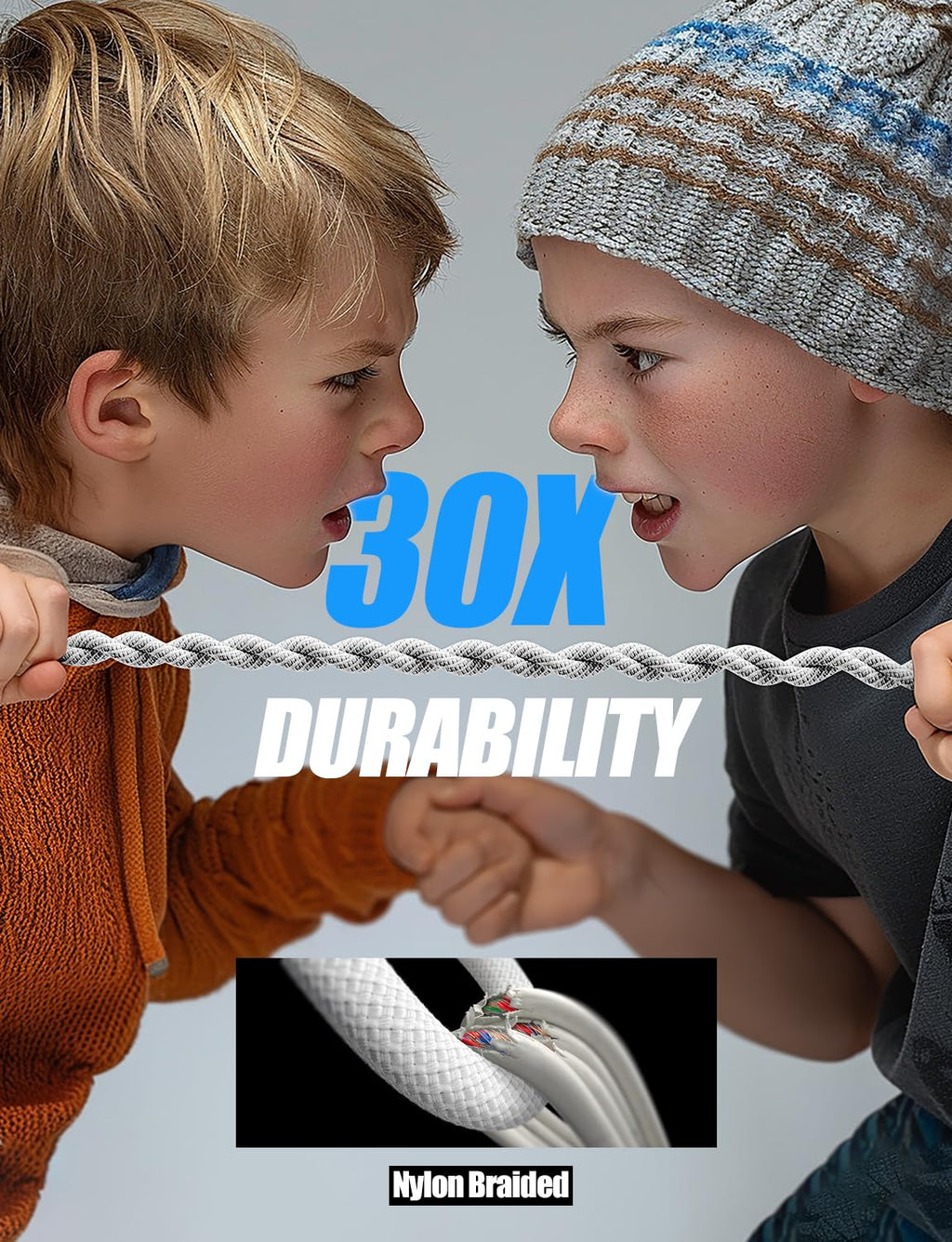 LISEN 2 Pack 240W USB C to USB C Cable 1M Charger Cable White