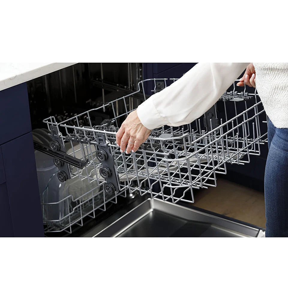 GE - Front Control Built-In Dishwasher, 52 dBA - Slate
