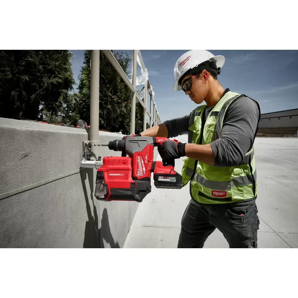 Milwaukee 2915-22DE M18 FUEL 18V 1-1/8 SDS Plus Rotary Hammer HAMMERVAC Kit