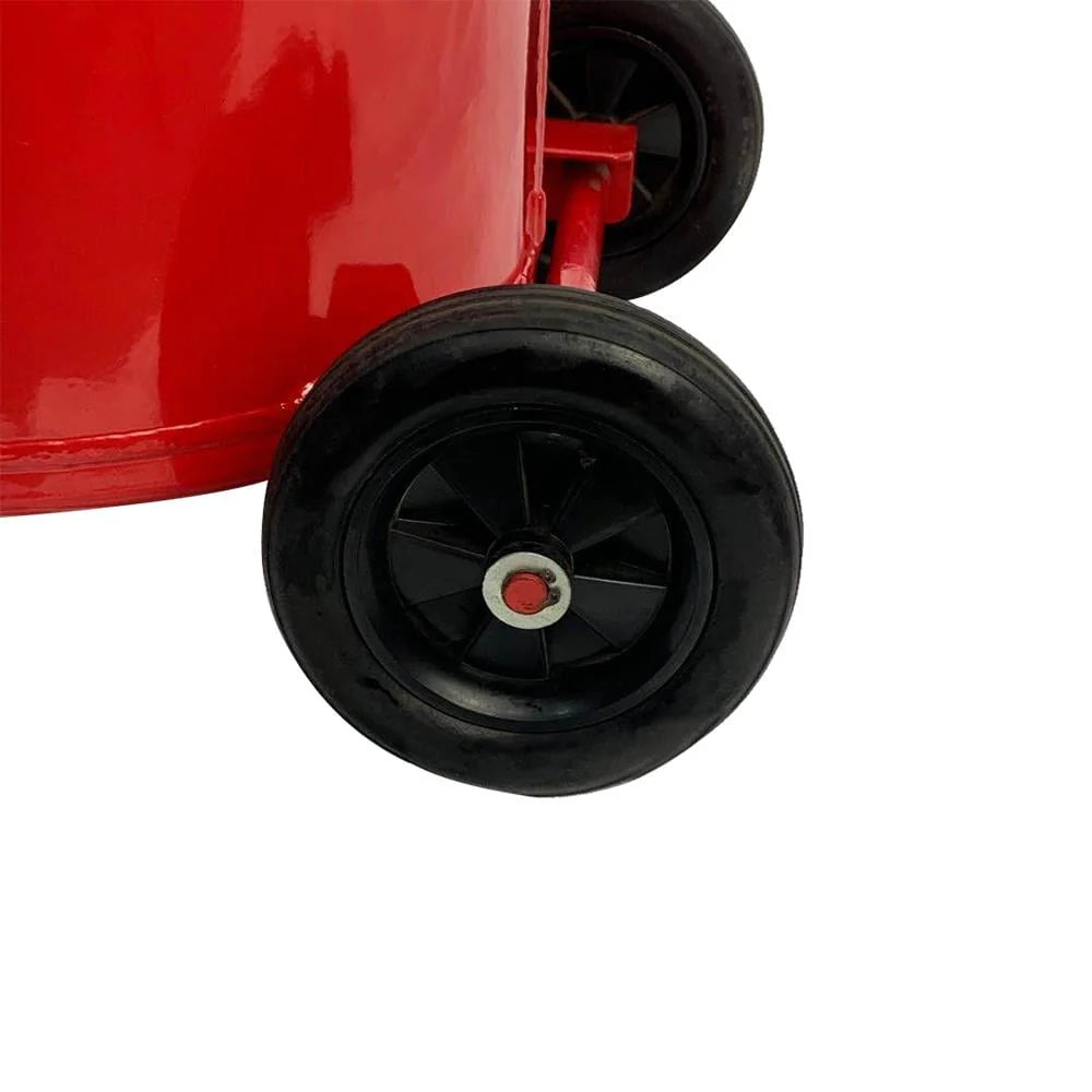 Roadstar 20 Gallon Portable Gas Caddy Fuel Storage Tank Large Gasoline Diesel Can Hand Siphon Pump, Red